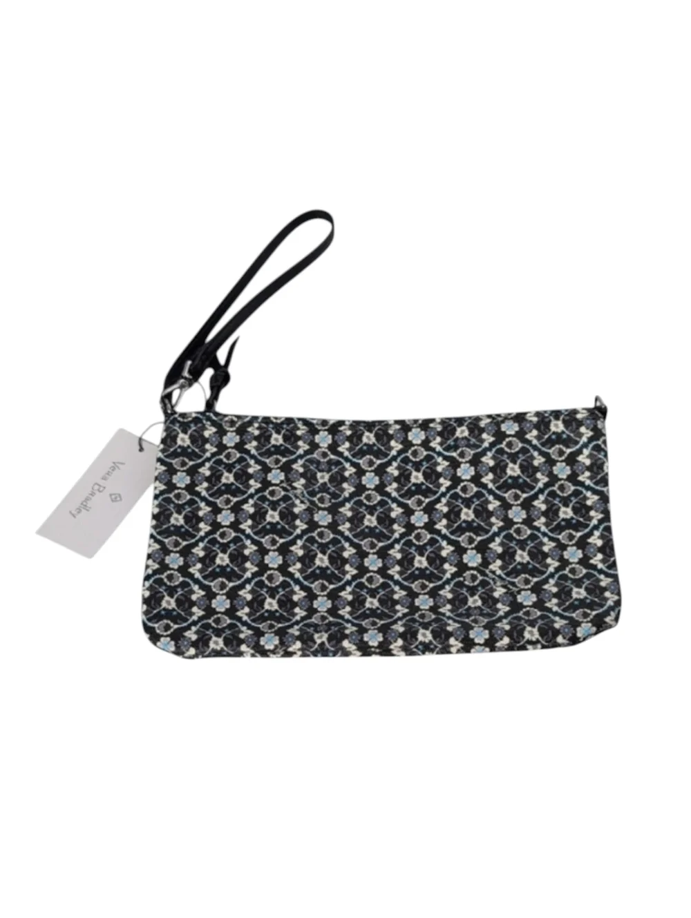 Vera Bradley Cotton Convertible Wristlet in Charcoal Vines